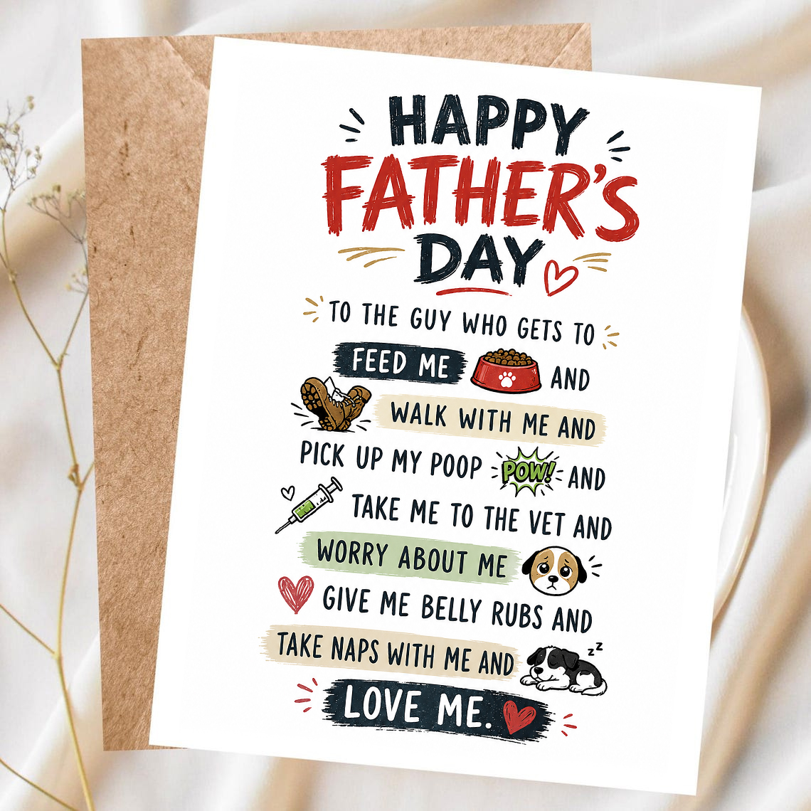 Joke Fathers Day Card for Dad, Birthday Card for Dad, Emergency Extra Funny Joker Greeting Card for the Father'S Day Gifts, Variety Joke Card for Father, Fathers Day Card from Daughter