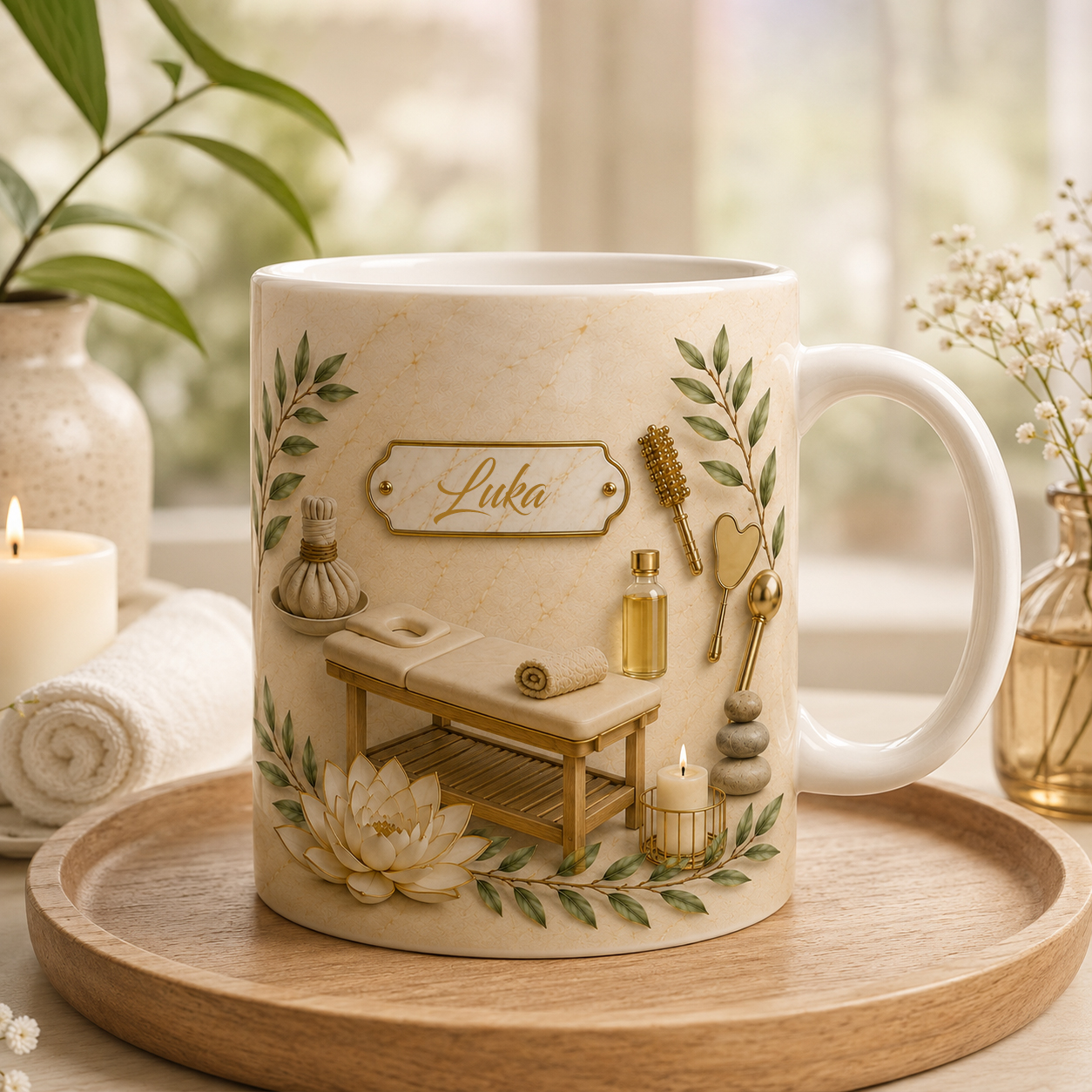 Massage Therapist Art Of Healing, Coffee Mug, Gift For Spa Lovers