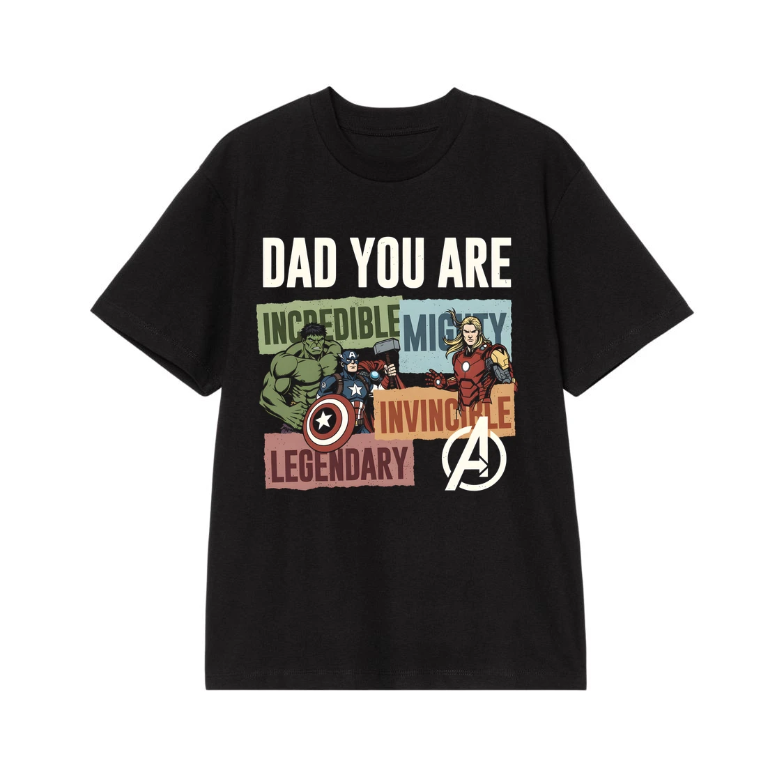 Legendary Dad Marvel Inspired Graphic T-Shirt