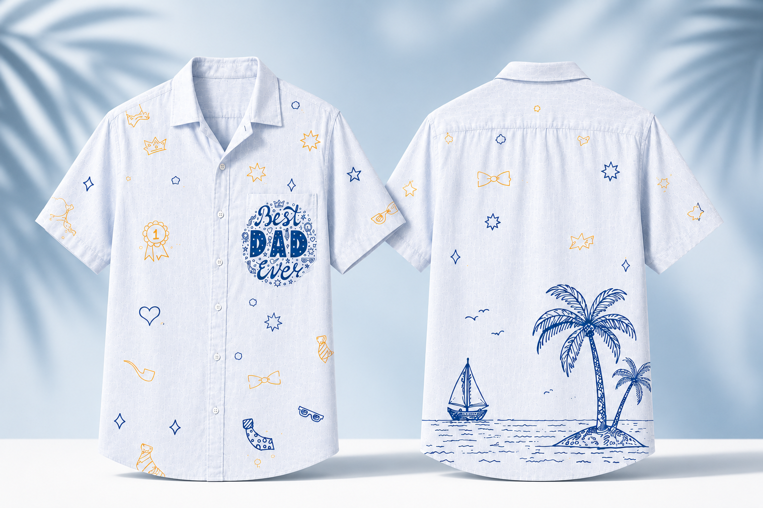 Best Dad Ever Hawaiian Shirt Meaningful Fathers Day Gift