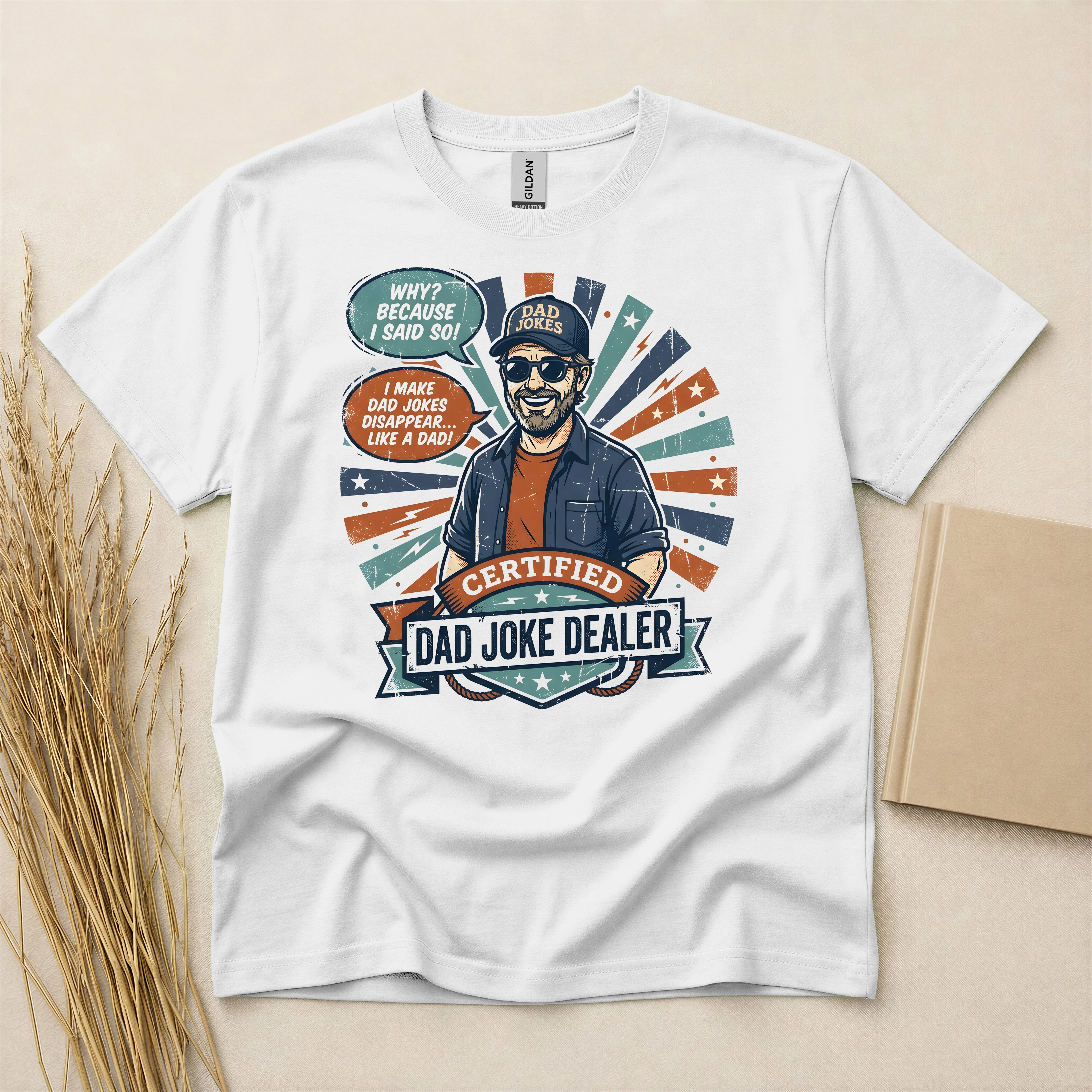 Cool Funny Dad Joke Dealer Fathers Day T-Shirt