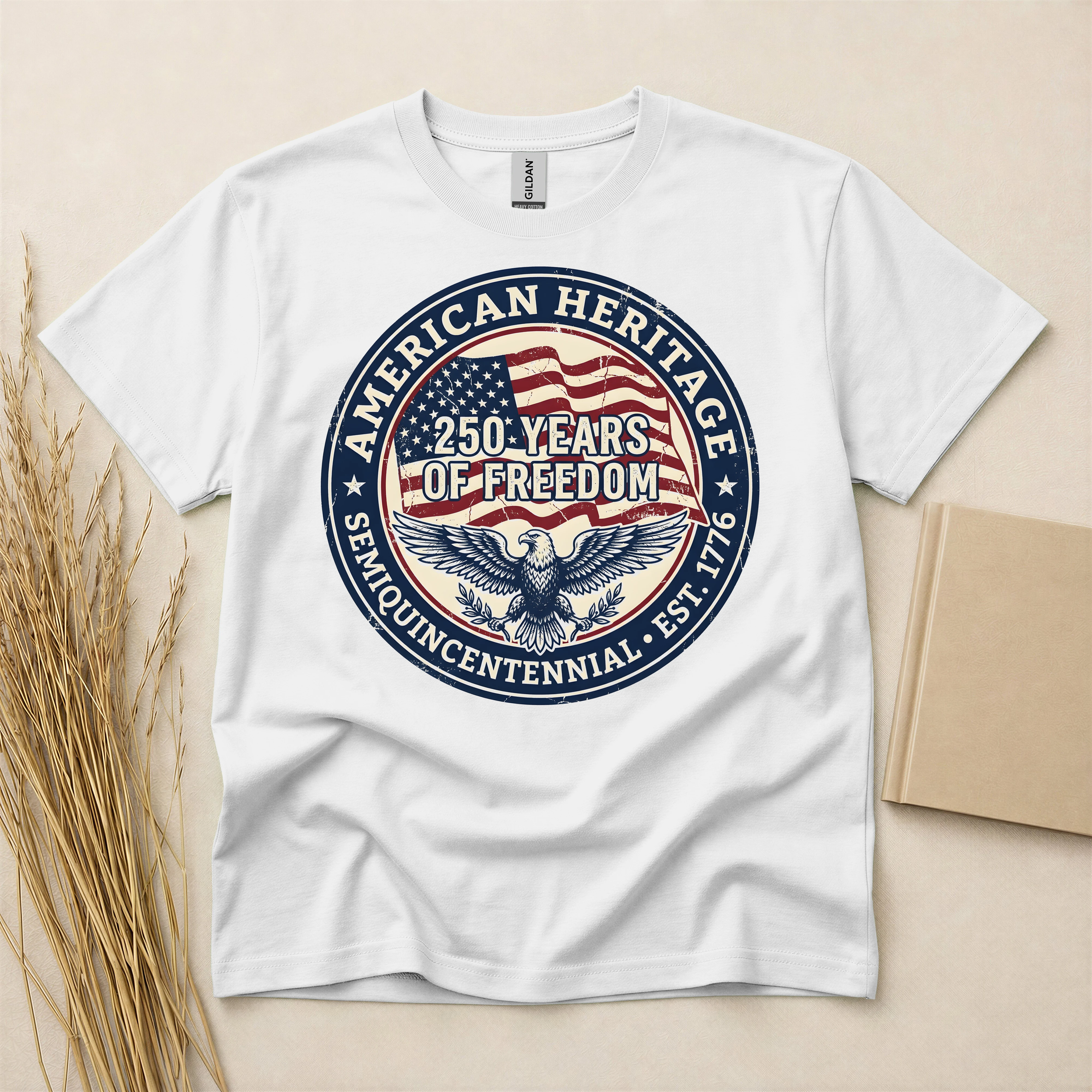 Patriotic Eagle American Heritage T-Shirt