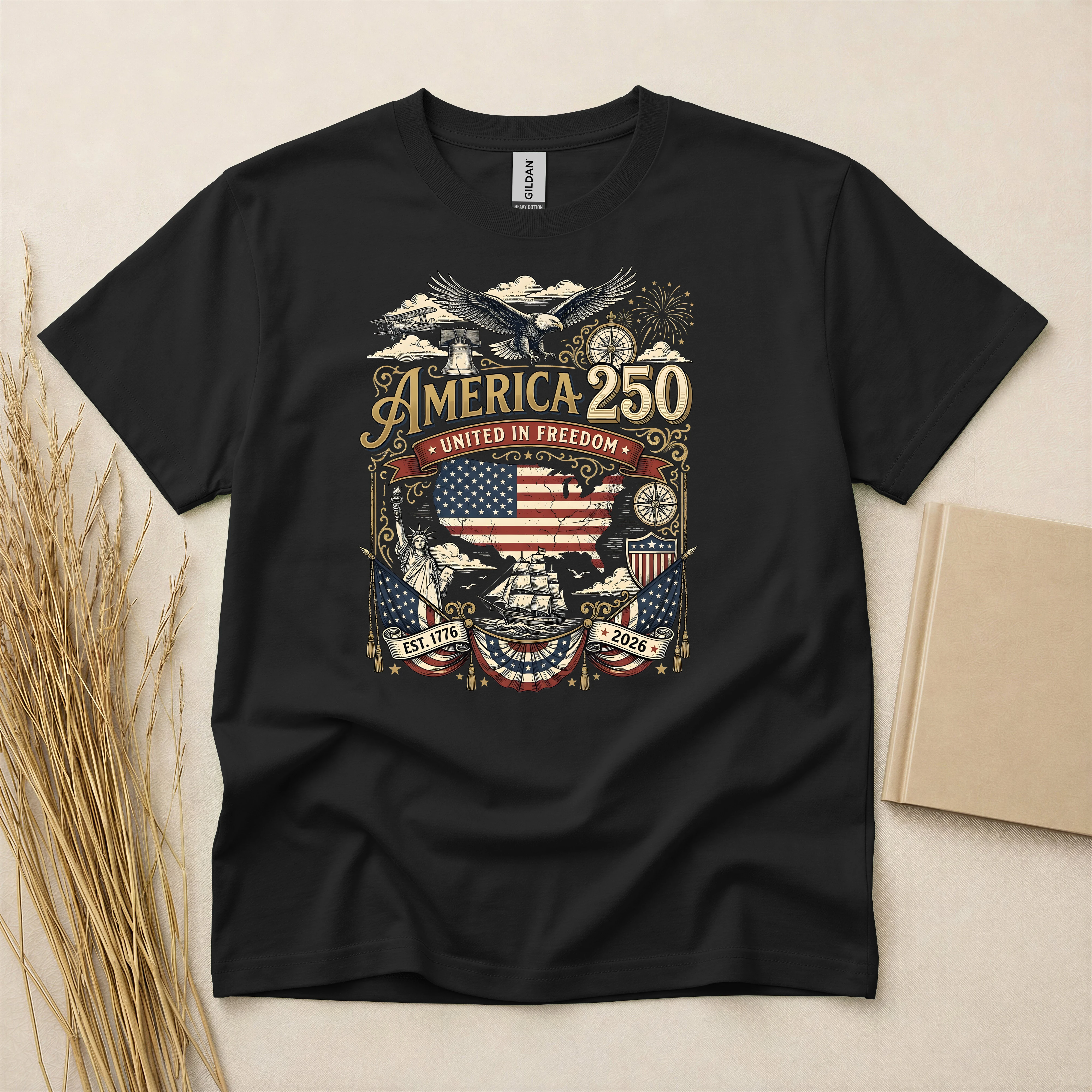 United In Freedom American Heritage T-Shirt