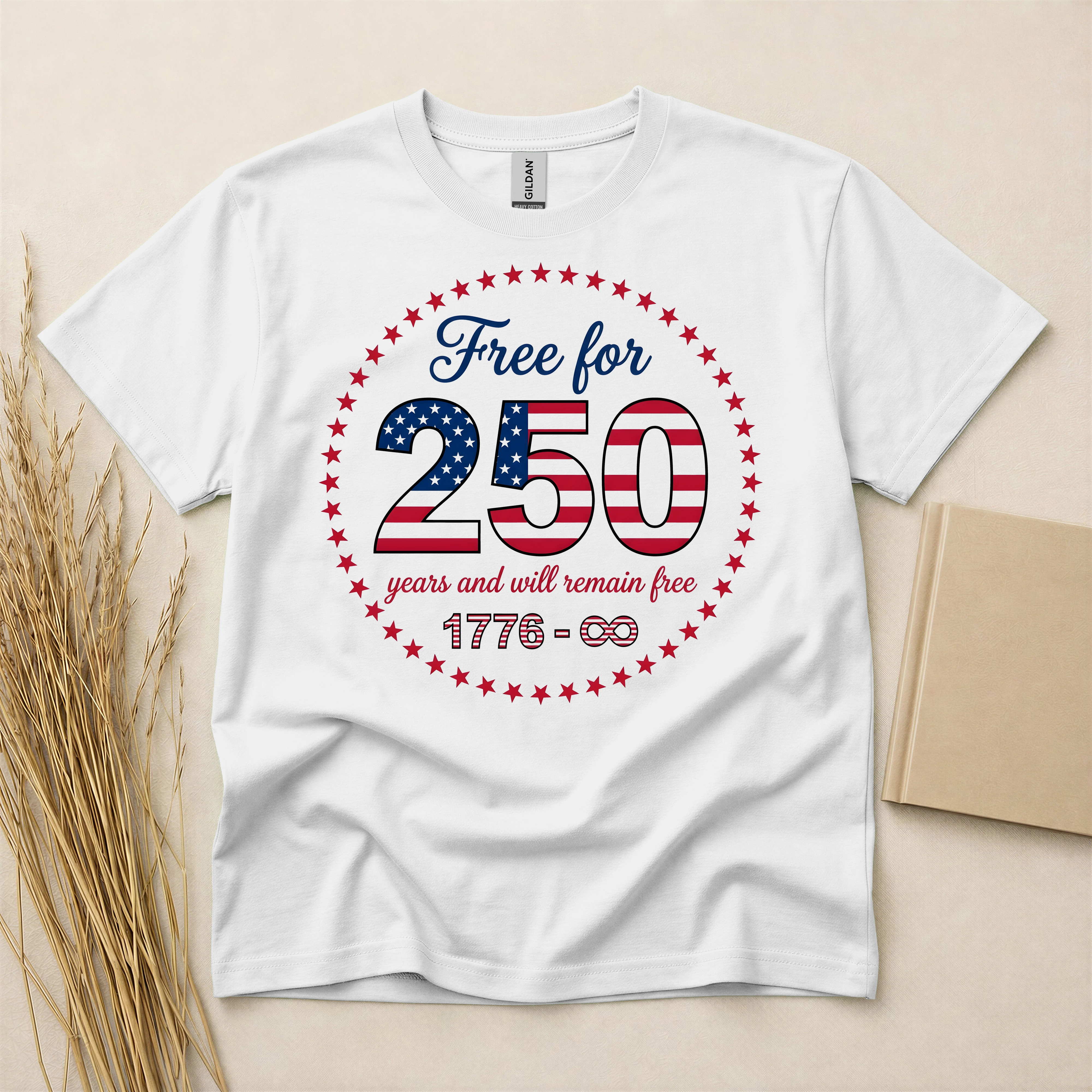 Free Since 1776 Usa Independence Anniversary T-Shirt