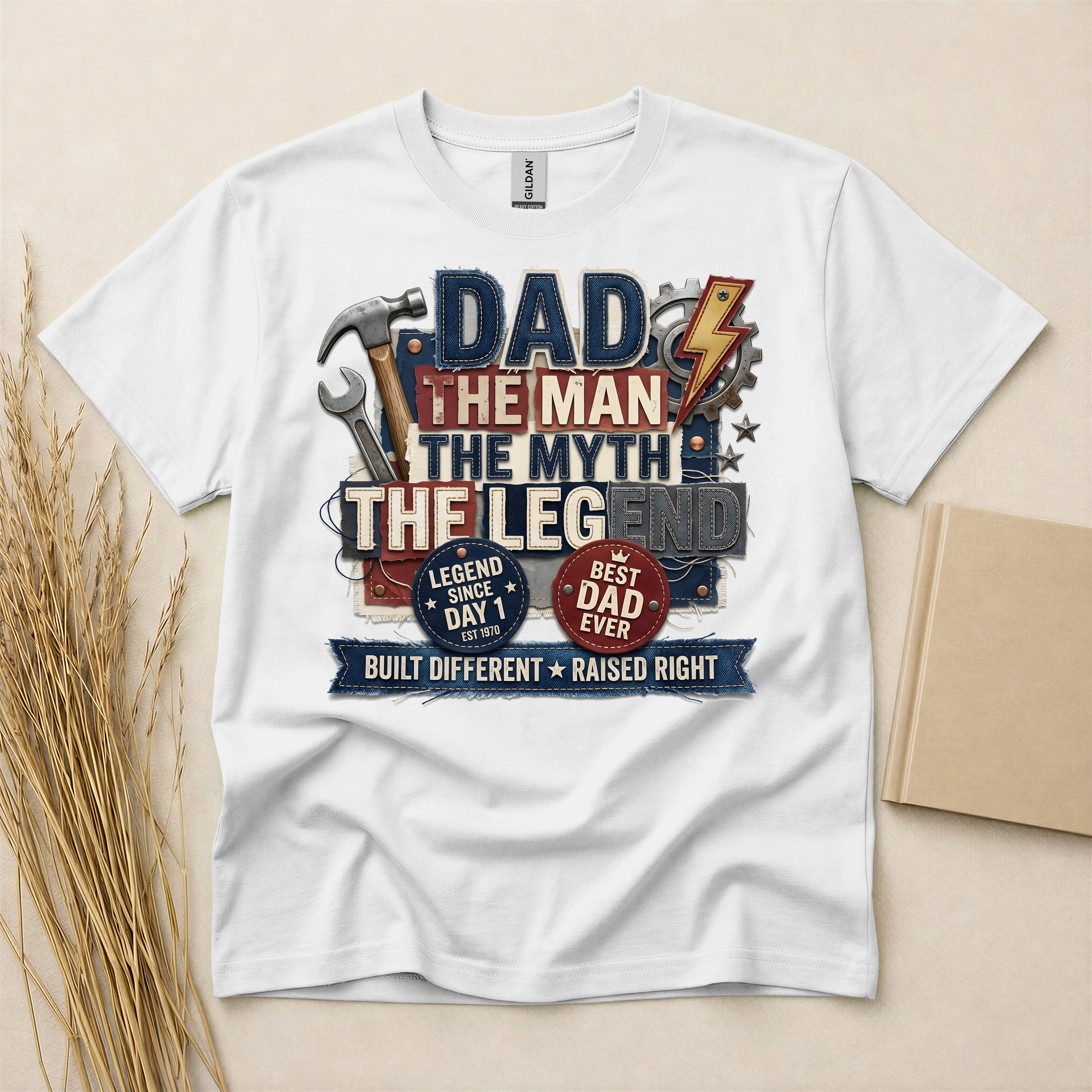 Legendary Dad Fathers Day Graphic T-Shirt
