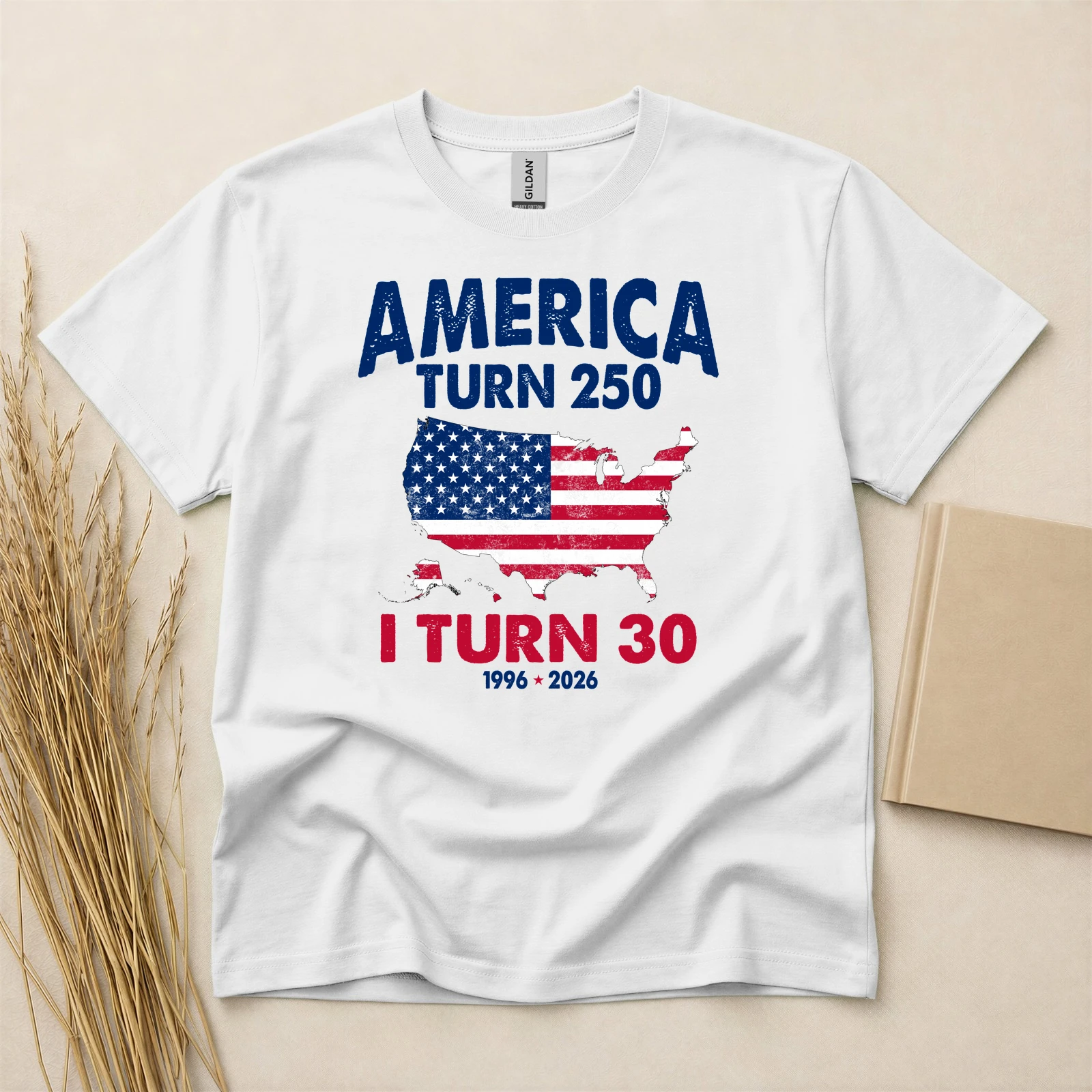 Custom America Turns 250, I Turn Shirt, Matching 4th Of July Birthday Tee, Usa 250th Anniversary