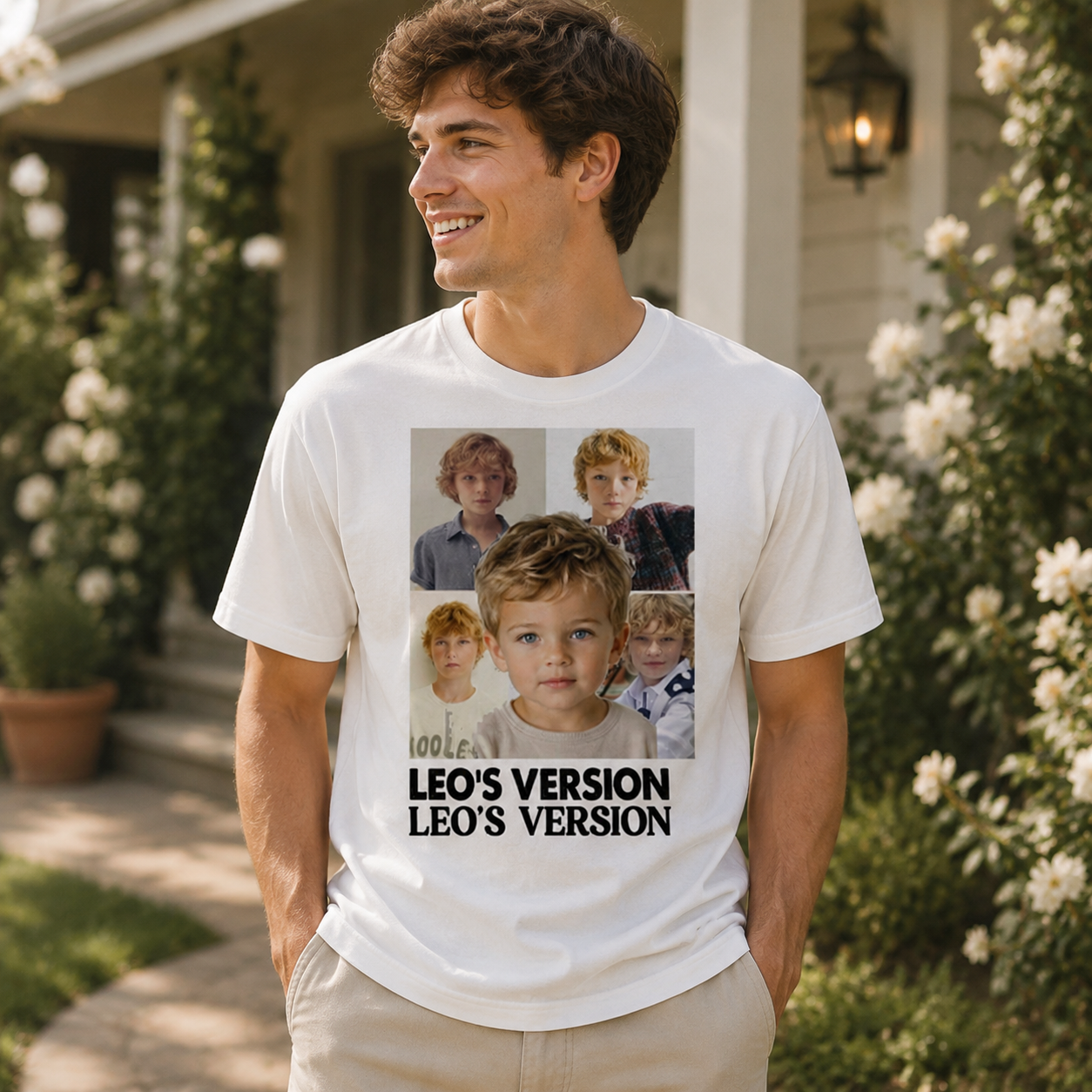 Personalized Your Version Custom Photo T-Shirt