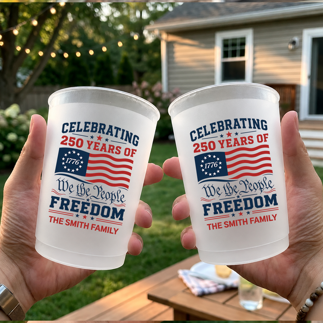 We The People 250 Years - Personalized Cups