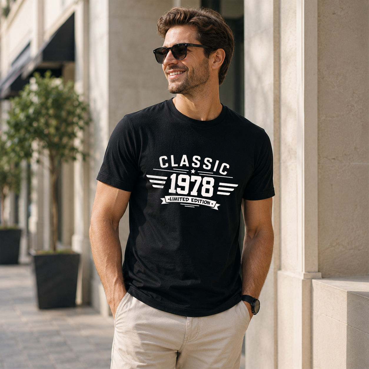 Classic Limited Edition - Birthday Gift, Vintage Old Age Gift For Him, Dad, Husband, Grandpa - Personalized Shirt