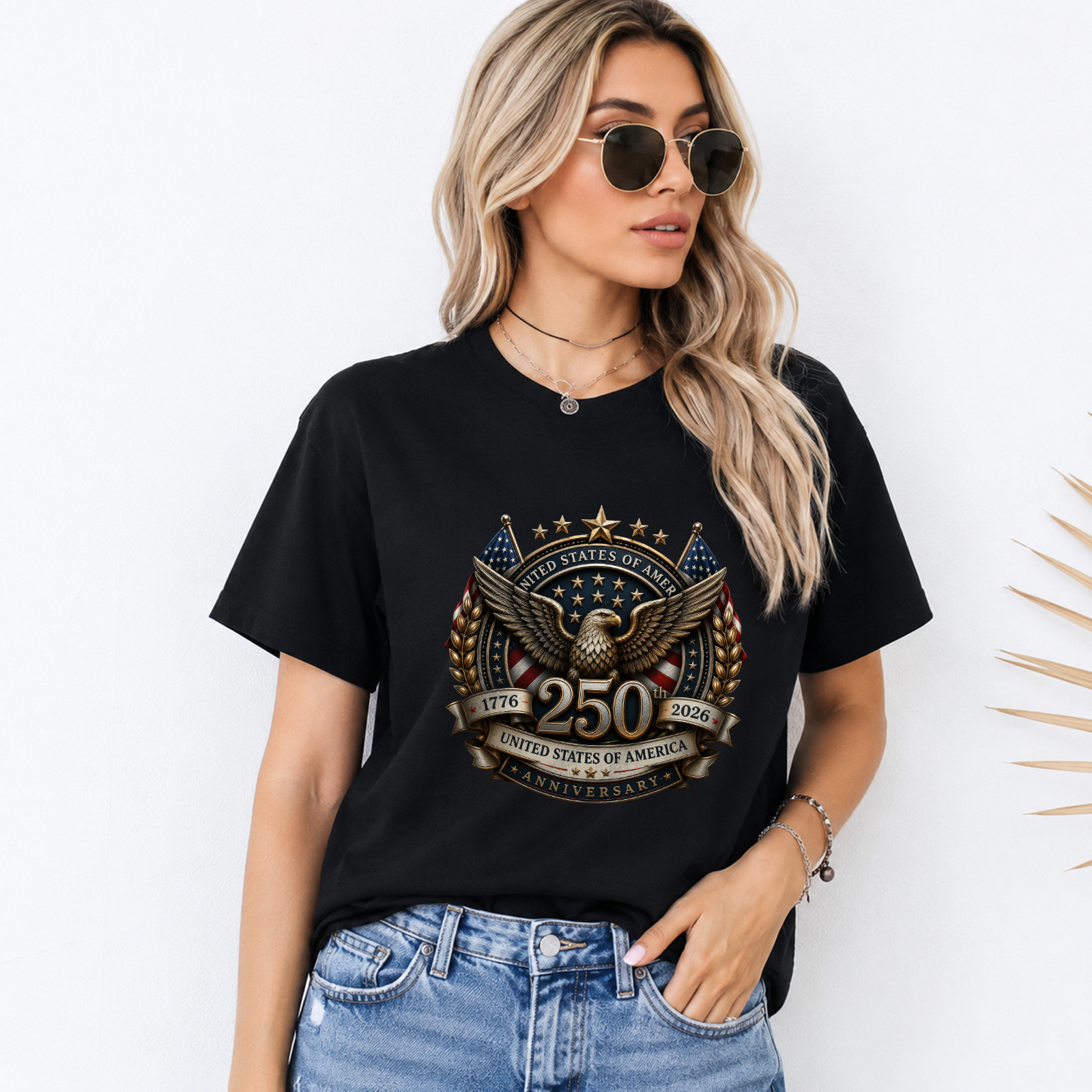250 Years Usa Shirt | Happy 250th Anniversary T-Shirt | Patriotic 4th Of July 1776–2026 Tee