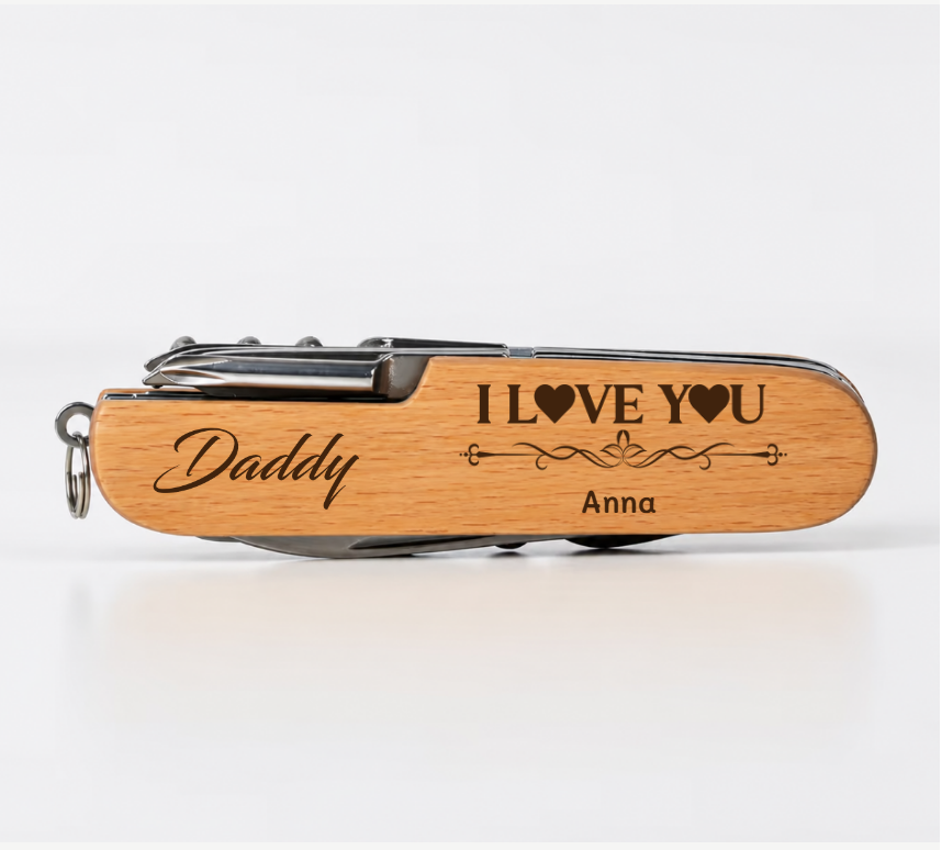 Grandpa We Love You - Personalized Multi Tool Knife