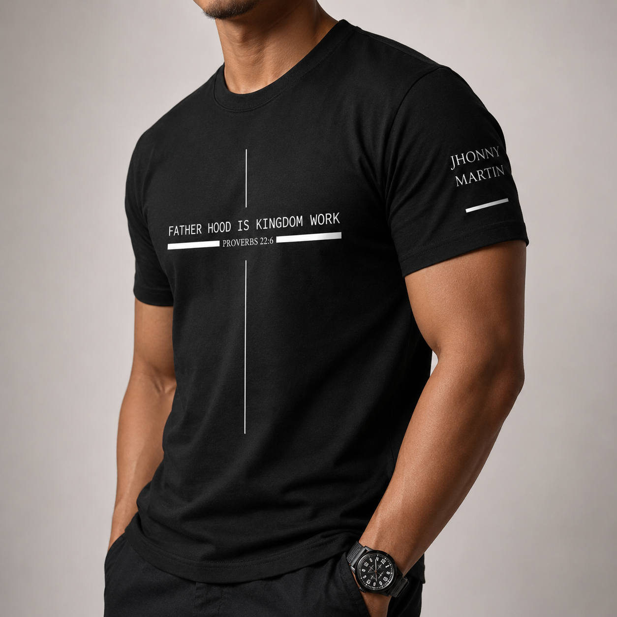 Fatherhood Is Kingdom Work - Personalized Shirt