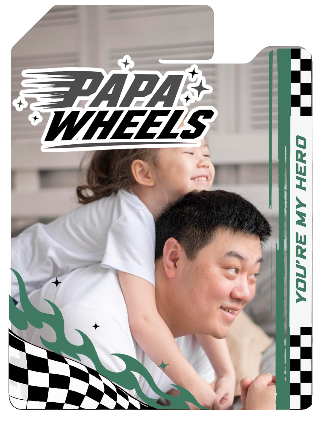Personalized Dad Wheels Packaging For Dad, Father'S Day Custom Collector Gift