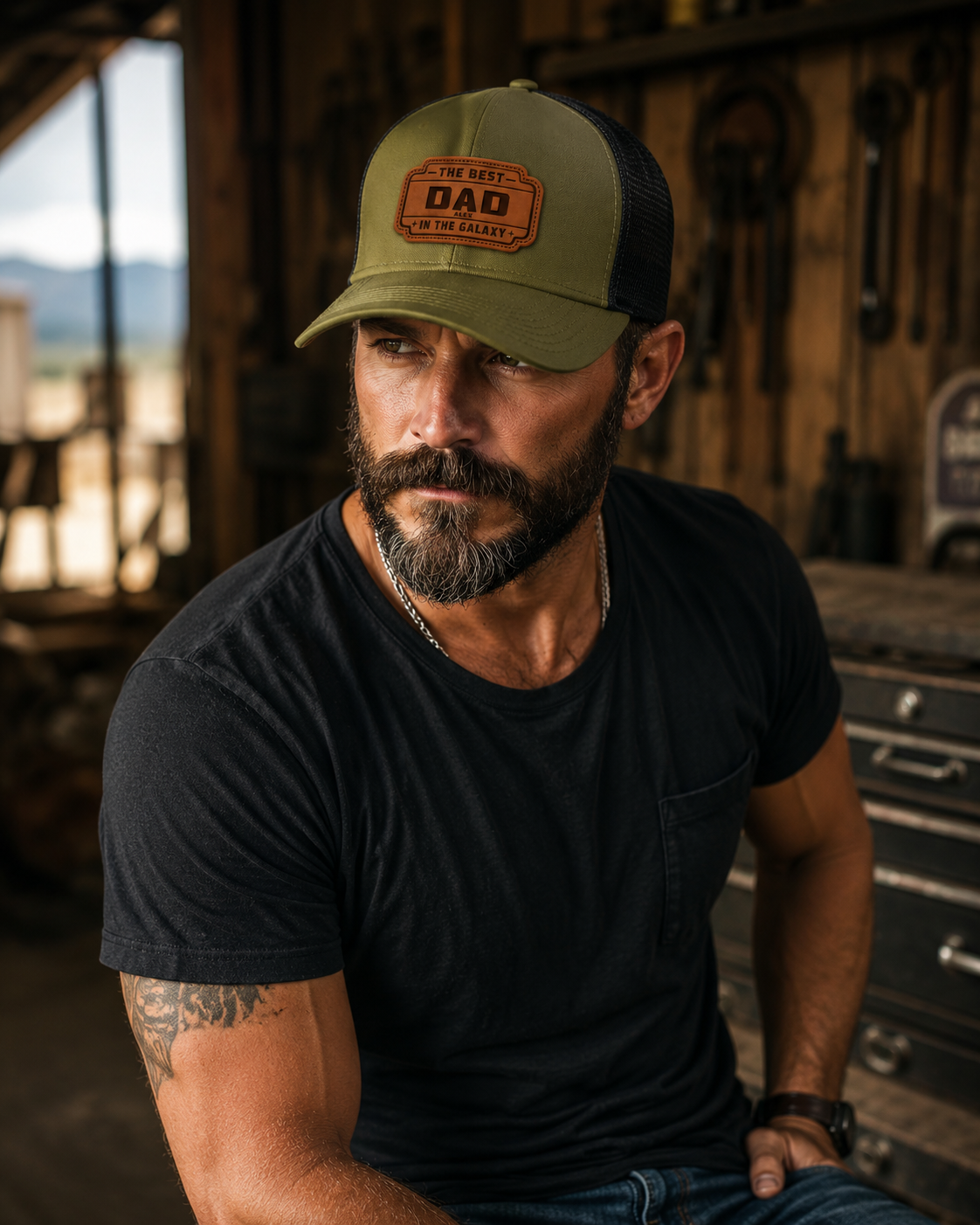 The Best Dad In The Galaxy - Personalized Cap