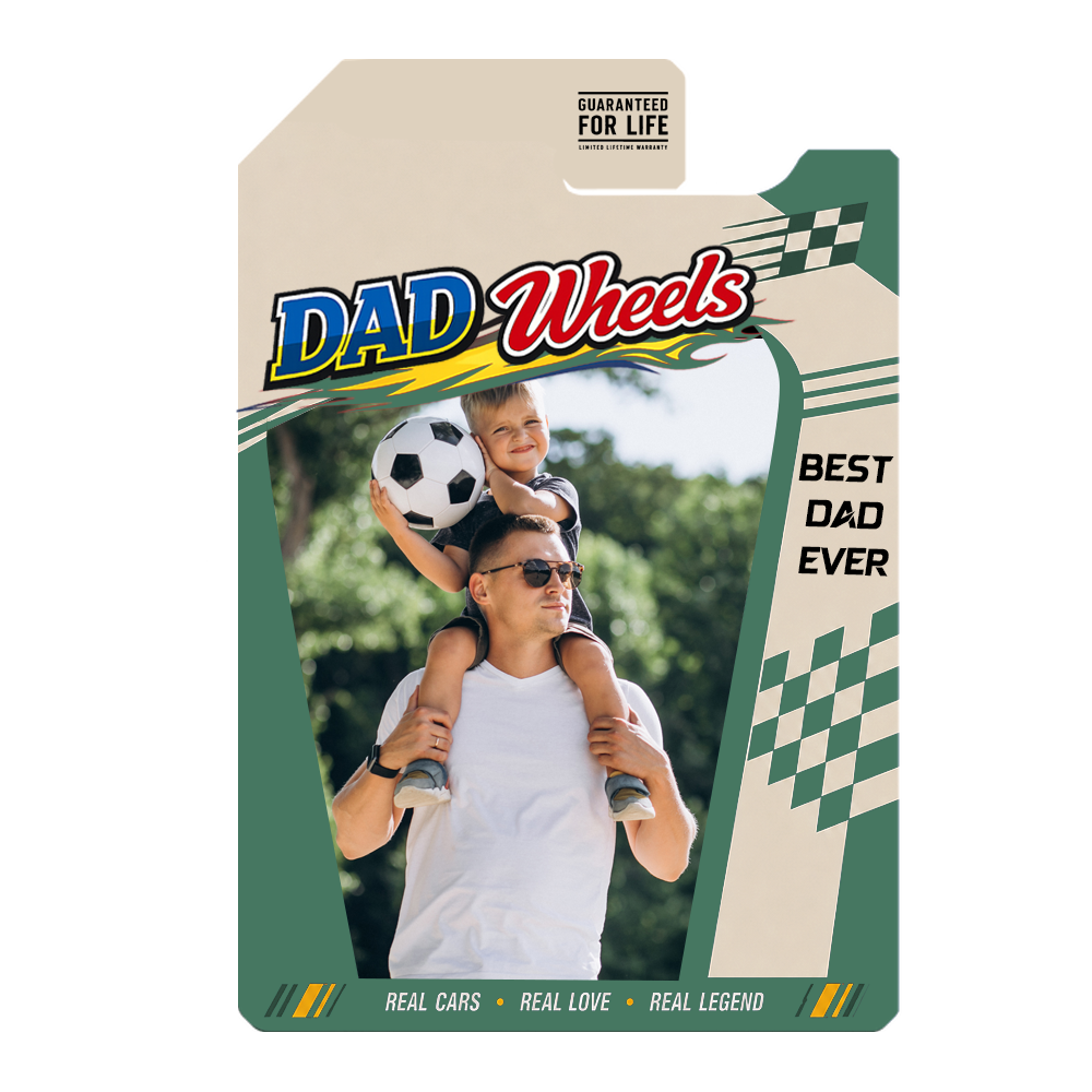 Custom Photo You’Re Wheelie Cool Dad Wheels Packaging - Diecast Car Keepsake For Father’S Day