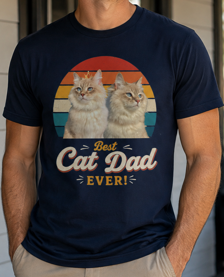 Personalized Mother'S Day Gifts,Cat Mom Dog Mom Personalized Custom Photo Cat Dog Shirt