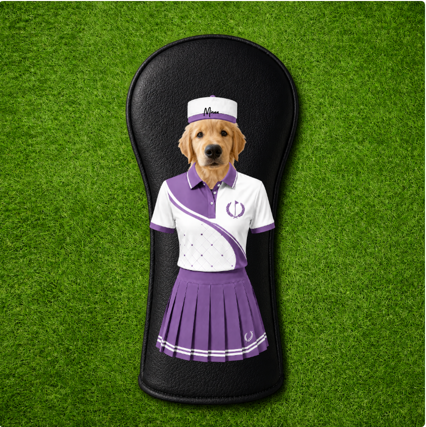 Personalized Father'S Day Gifts,Custom Pet Photo Golf Head Cover, Golf Club Cover - Gift For Dog Cat Dad, Golf Lovers