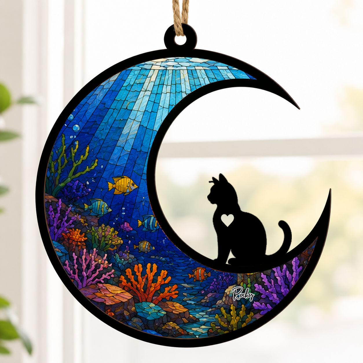 Loss Of Pet - Personalized Suncatcher Ornament