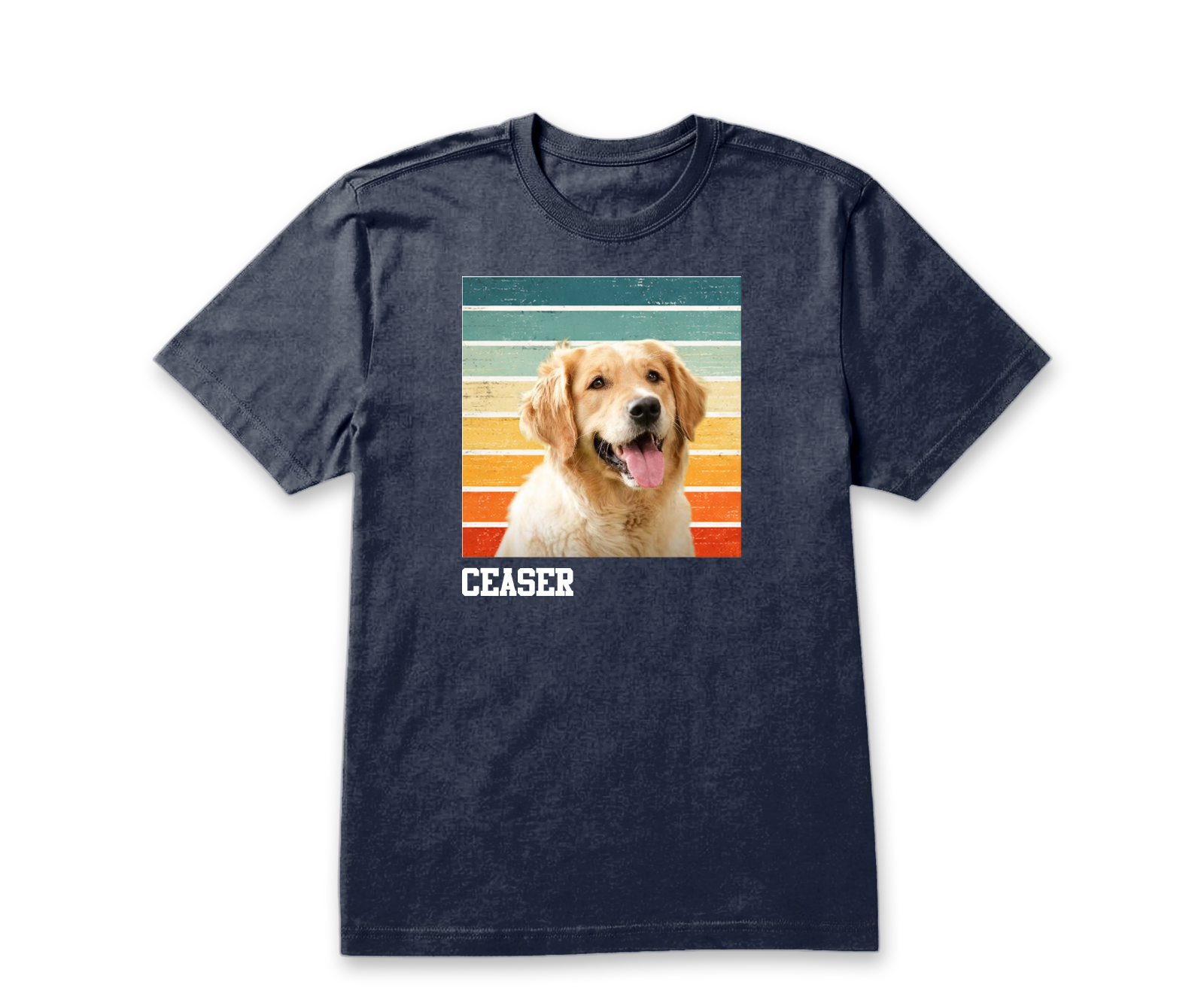 Custom Dog Cat Photo Shirt – Personalized Vintage Retro Pet T-Shirt