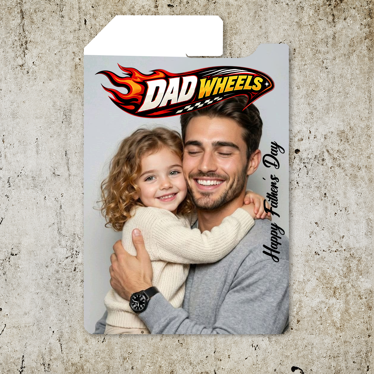 Personalized Best Dad Ever Wheels Packaging For Dad, Father'S Day Custom Collector Gift