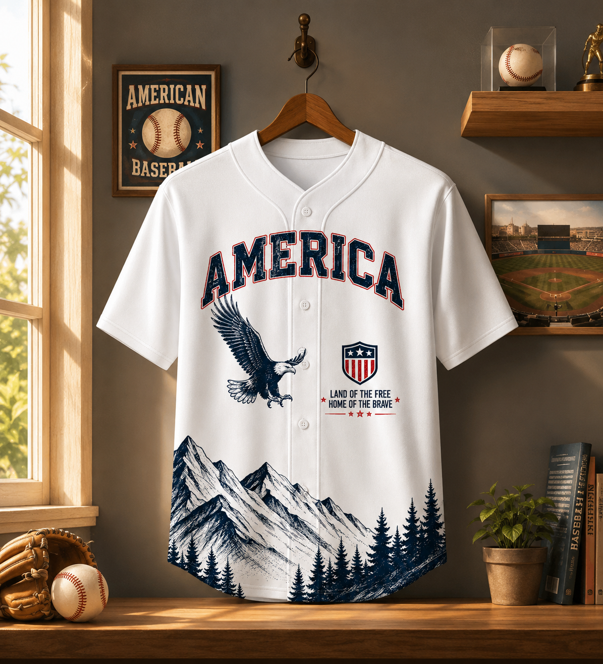 Personalized Usa 250th Anniversary Baseball Jersey, 1776-2026 We The People Jersey, Patriotic 4th Of July Shirt