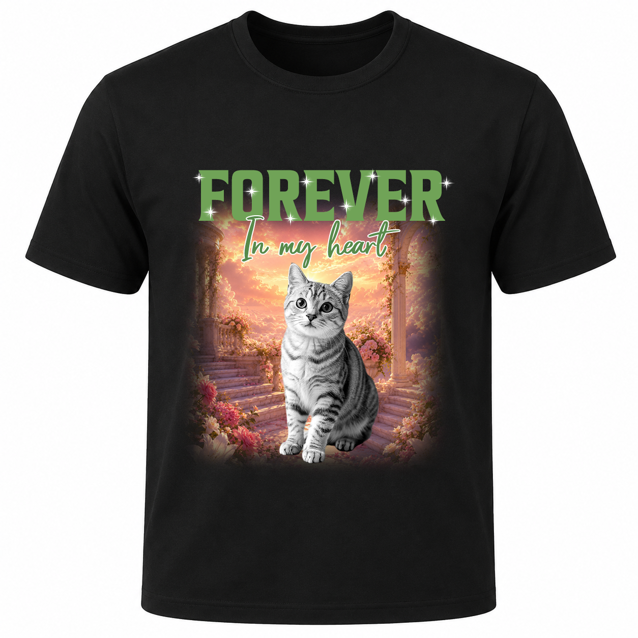 Live Preview Custom Your Pets Tee, Retro Vintage Portrait Bootleg Shirt, Personalized With Your Own Dog Or Cat Photo, Gift For Dad Mom