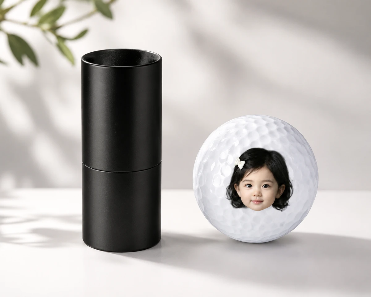 Custom Face Photo Golf Ball Stamp Box, Golf Club Gift, Golf Lovers Gift