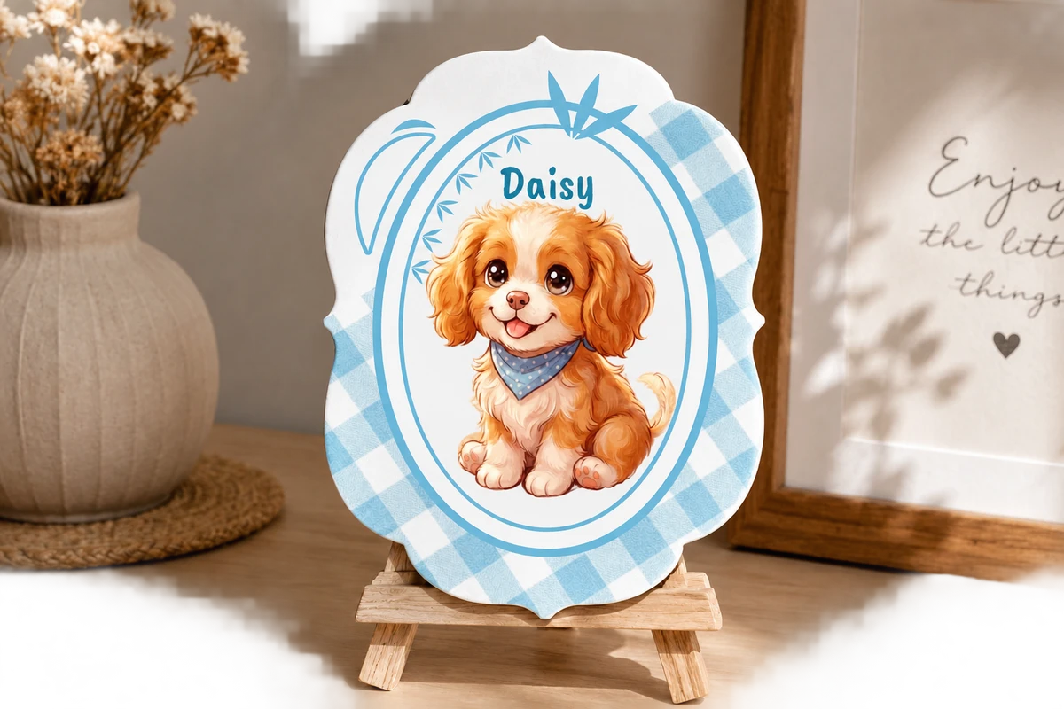 Custom Pet Portrait Watercolor Gifts For Pet Owners - Personalized Magnet