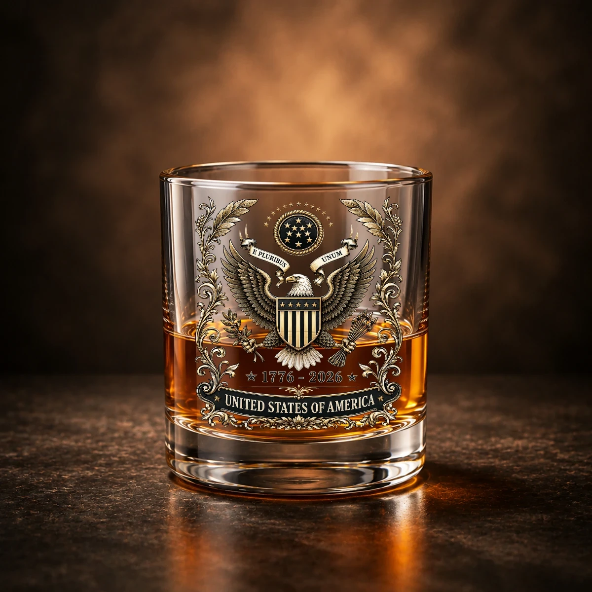 Usa 250 Years Anniversary Military Tribute Whisky Decanter