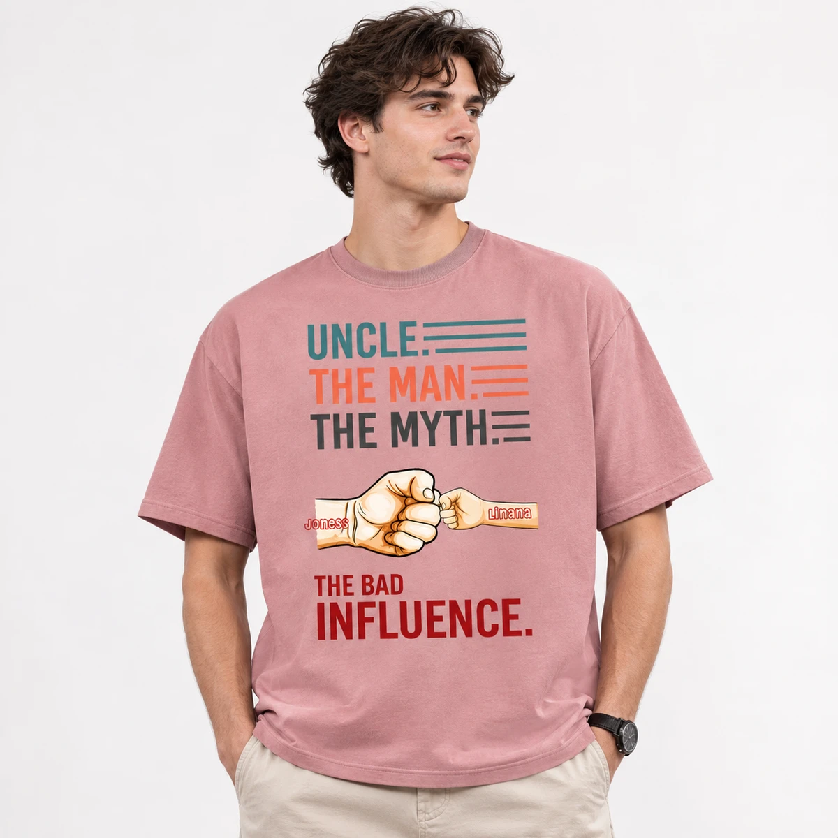 Personalized Uncle Shirt – The Man The Myth The Bad Influence T-Shirt