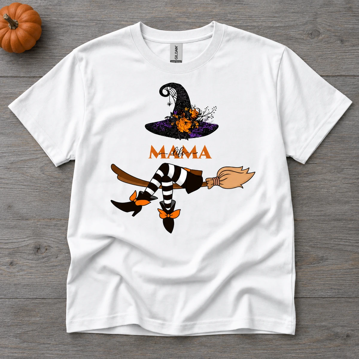 Custom Name Halloween T Shirt Personalized Witch Hat Broom Funny Mom Halloween Shirt