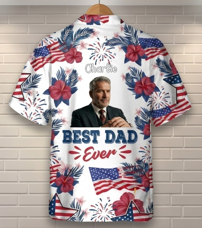 Custom Photo Best Dad Ever Hawaii Shirt Gift For Dad, Father'S Day