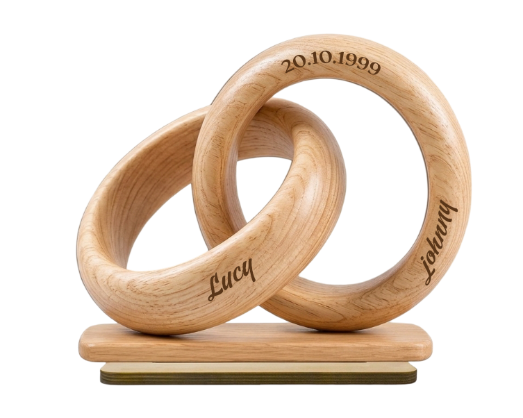 Custom 2-Layer Wooden Plaque, Romantic Heart Keepsake For Him, Her & Couple Living Room Display