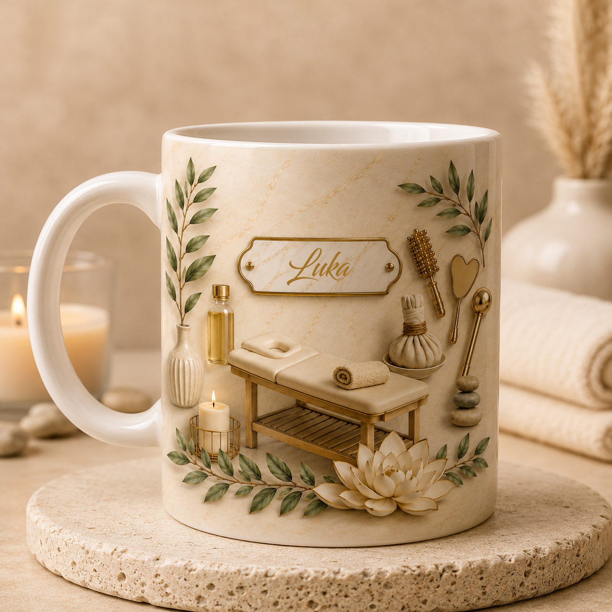 Massage Therapist Art Of Healing, Coffee Mug, Gift For Spa Lovers