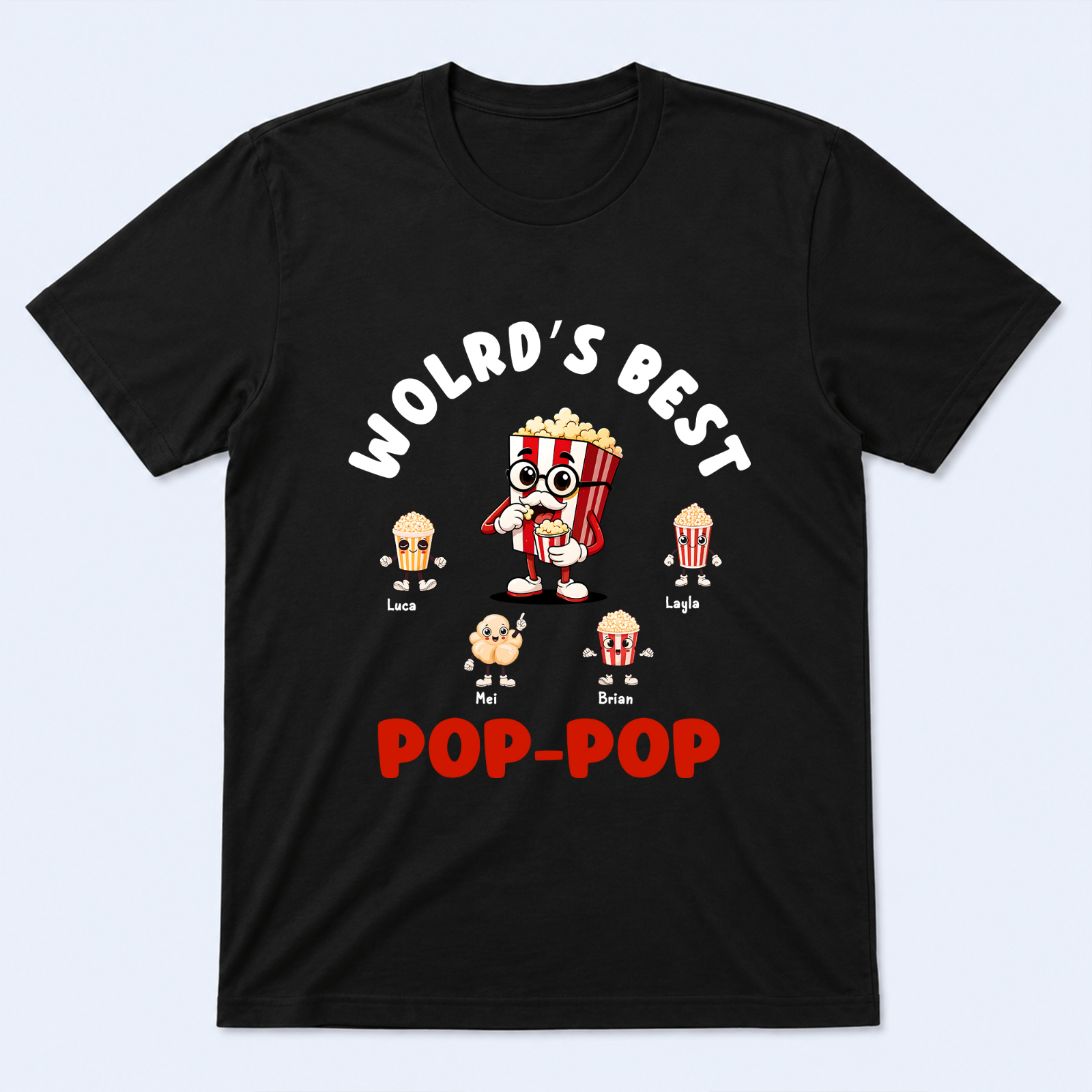 World'S Best Pop-Pop - Personalized Shirt