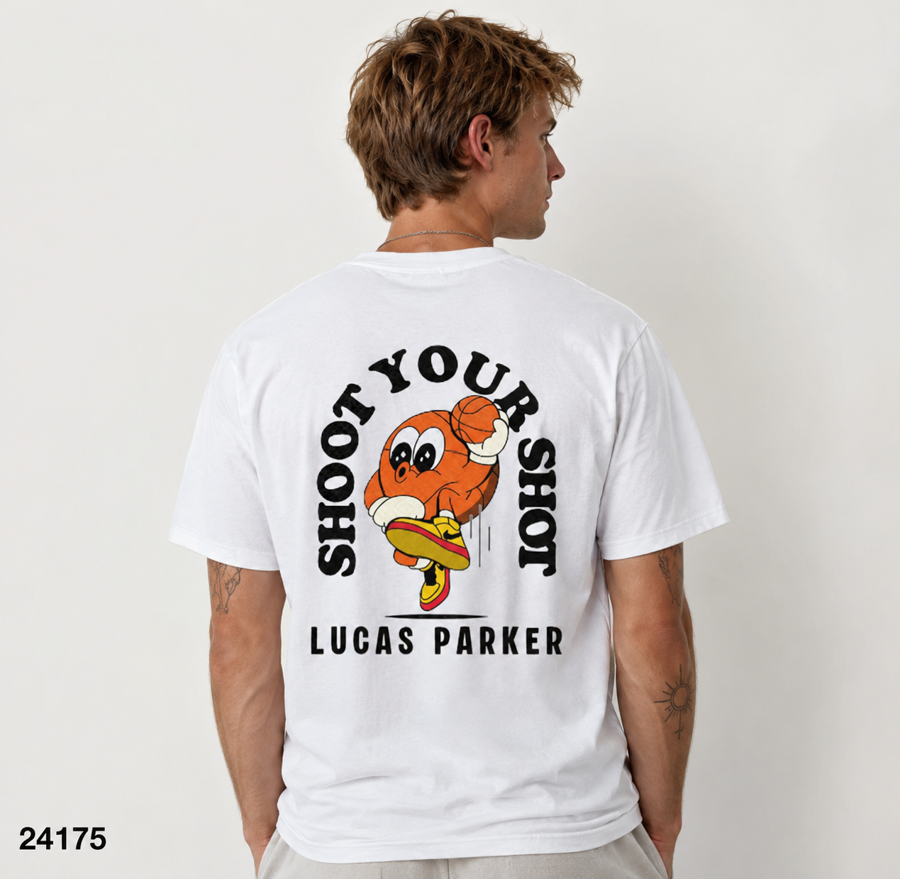 "Shoot Your Shot" Basketball Personalized Tee