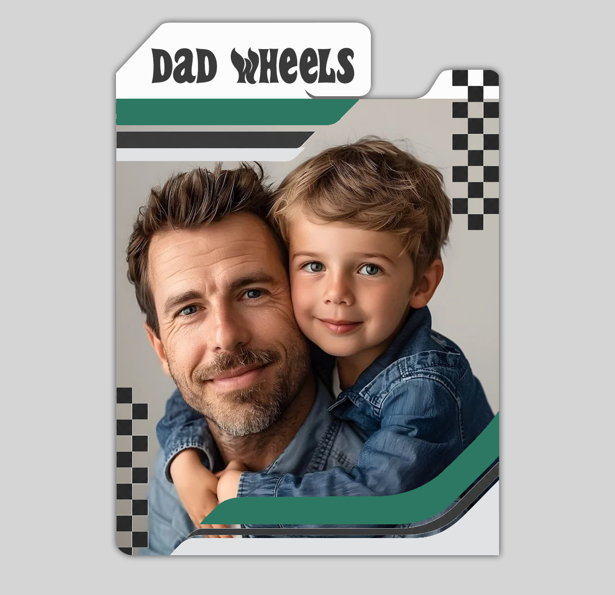 Personalized Dad Wheels Packaging For Dad, Father'S Day Custom Collector Gift